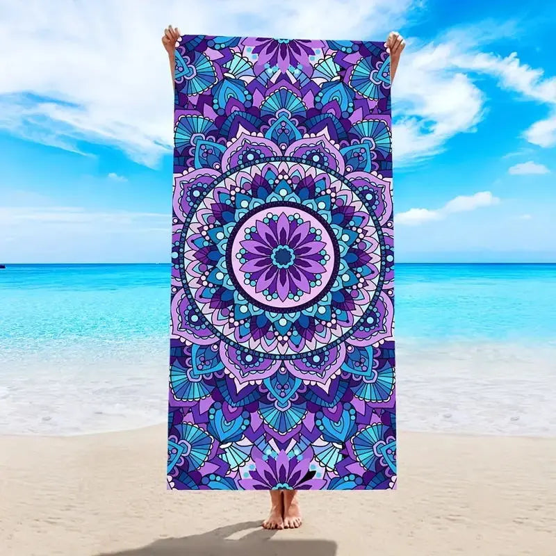 Serviette Plage Imprimée SPLASH Btdz20 Mermaid-140cmx70cm