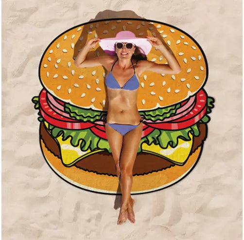 Serviette Plage Léger DRYOPLA Hamburger-Conventional