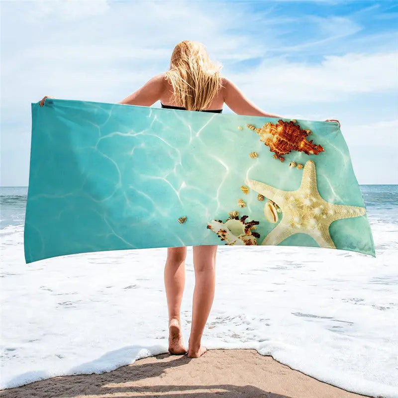 Serviette Plage Microfibre BLOSSOM N-150x75cm