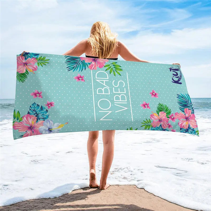 Serviette Plage Microfibre BLOSSOM I-150x75cm
