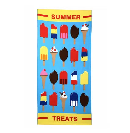 Serviette Plage Microfibre FLAMIKO Summer ice cream-150×70cm