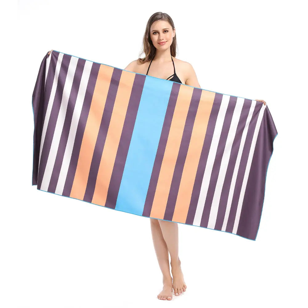 Serviette Plage Microfibre ZENOA 4 Style-160x80cm