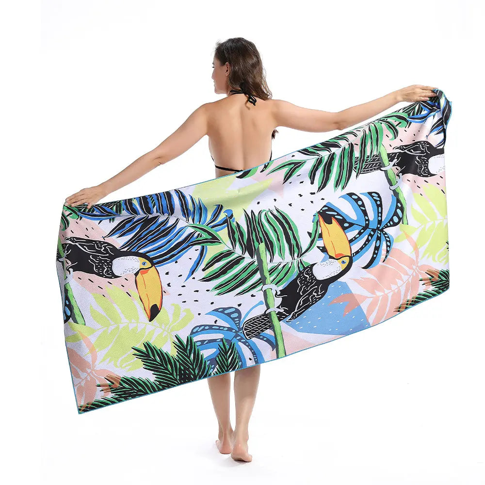 Serviette Plage Microfibre ZENOA 10 Style-160x80cm