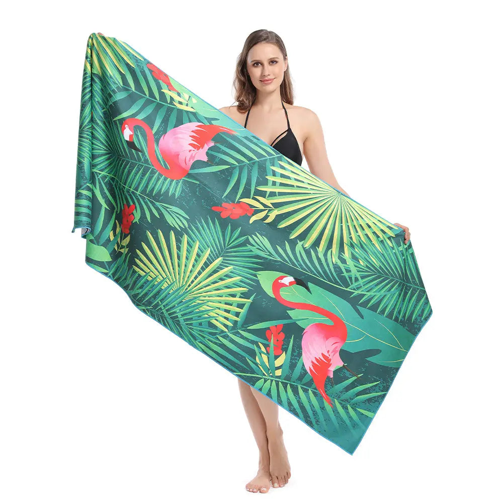 Serviette Plage Microfibre ZENOA 14 Style-160x80cm