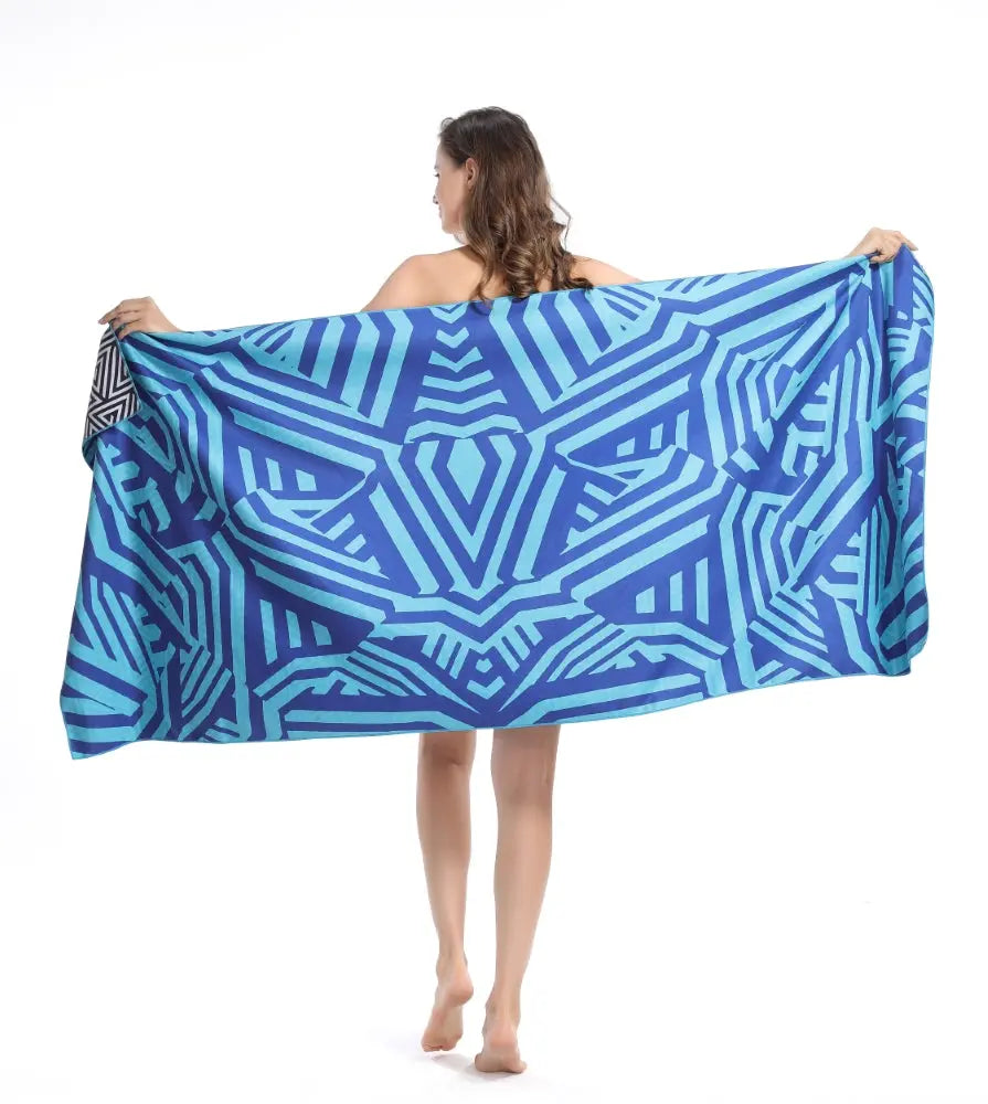 Serviette Plage Microfibre ZENOA 22style-160x80cm