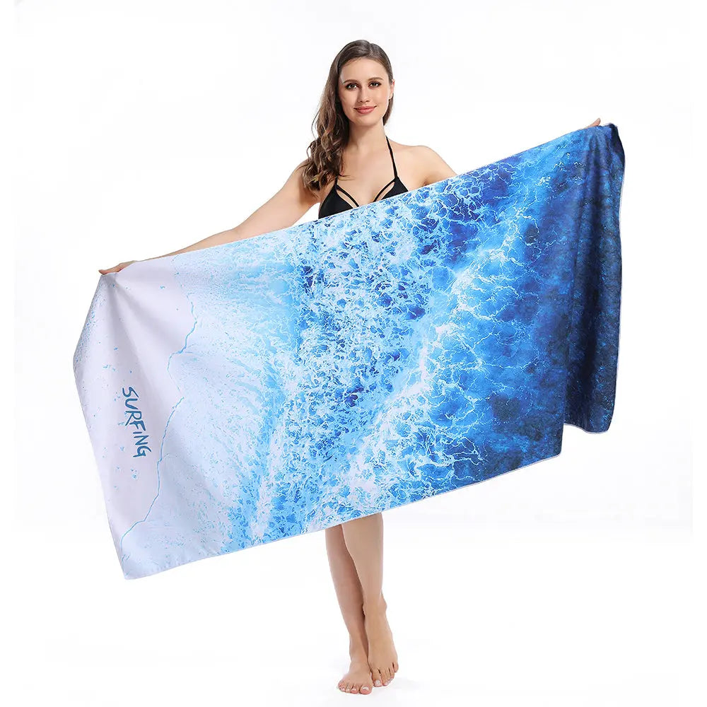 Serviette Plage Microfibre ZENOA 30style-160x80cm