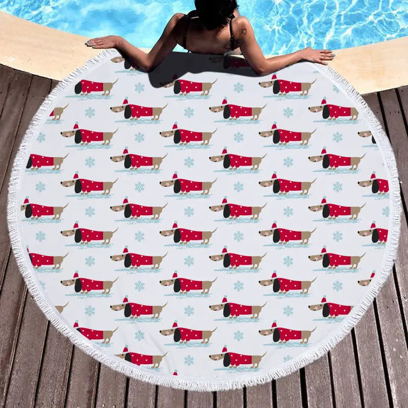 Serviette de Plage Imprimée ALMERA Color 2-Polyester-300g