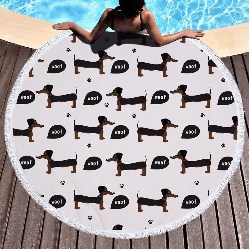 Serviette de Plage Imprimée ALMERA Color 9-Towel-460g