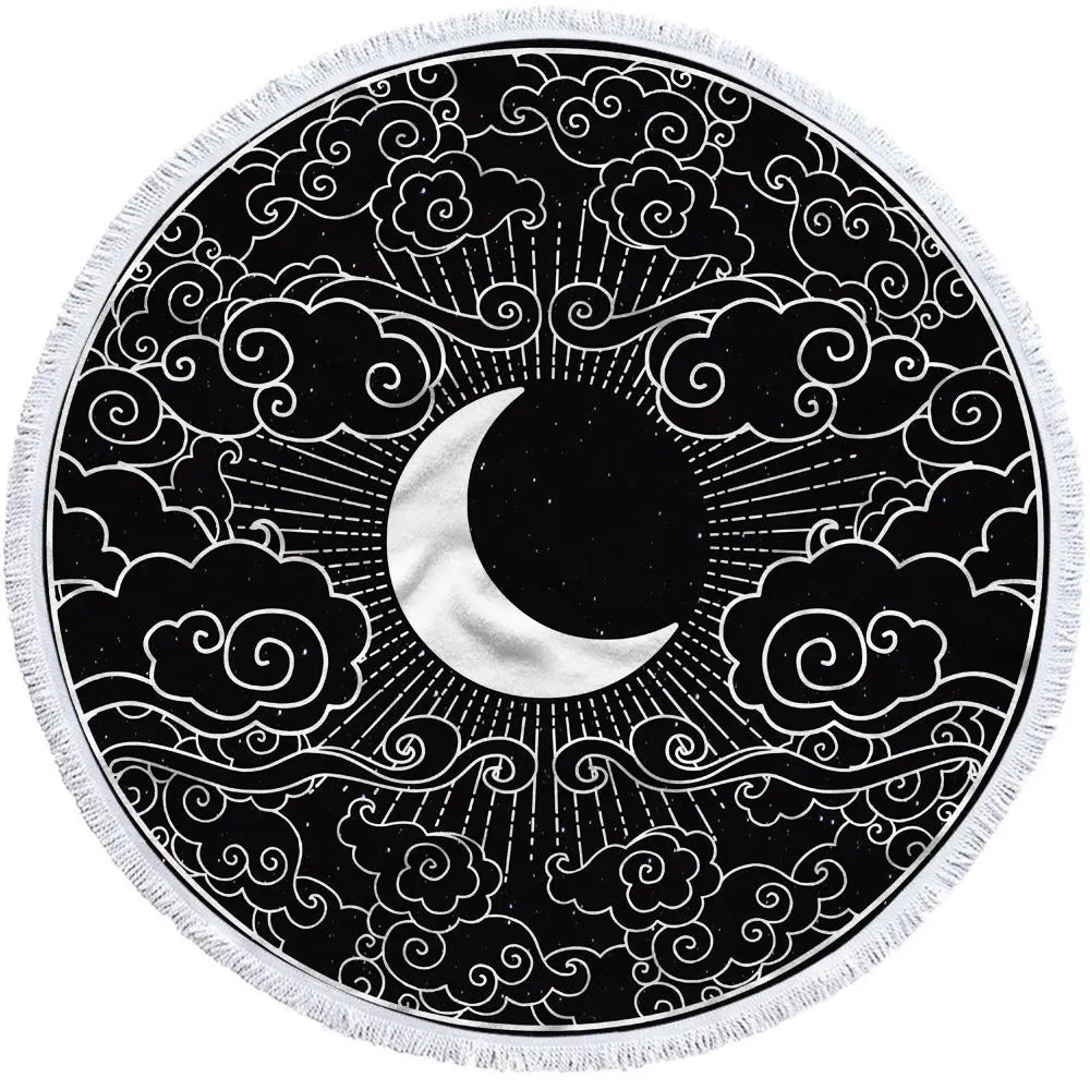 Serviette de Plage Imprimée BAHILI 8Black-460g