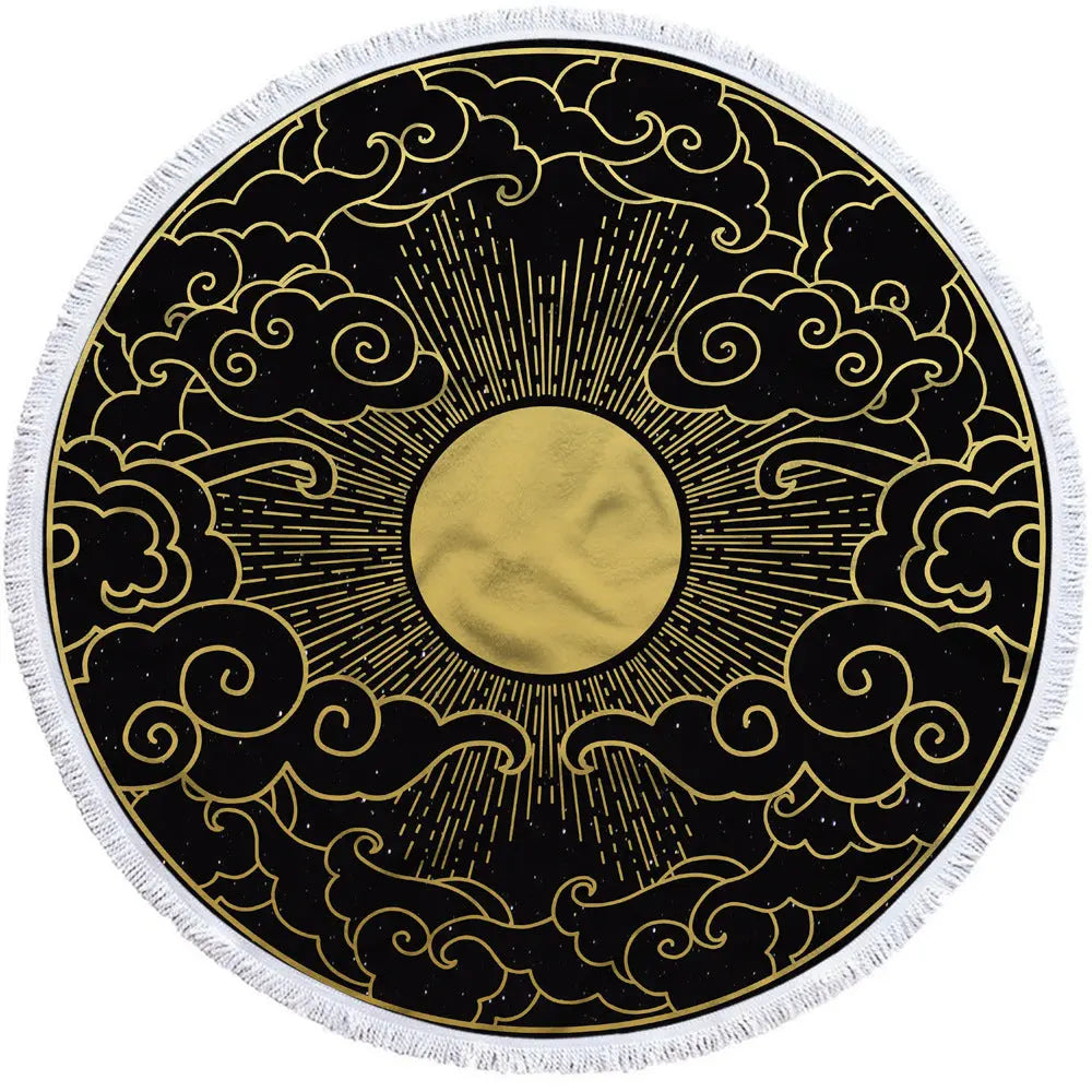 Serviette de Plage Imprimée BAHILI 12Black-300g