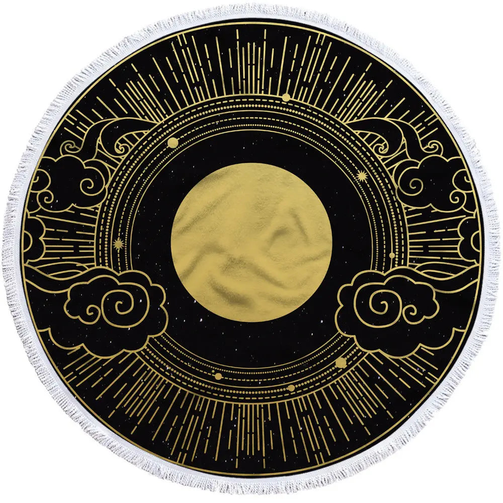 Serviette de Plage Imprimée BAHILI 11Black-540g