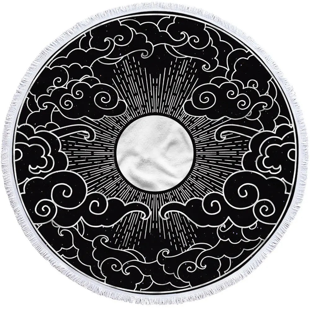 Serviette de Plage Imprimée BAHILI 4Black-540g
