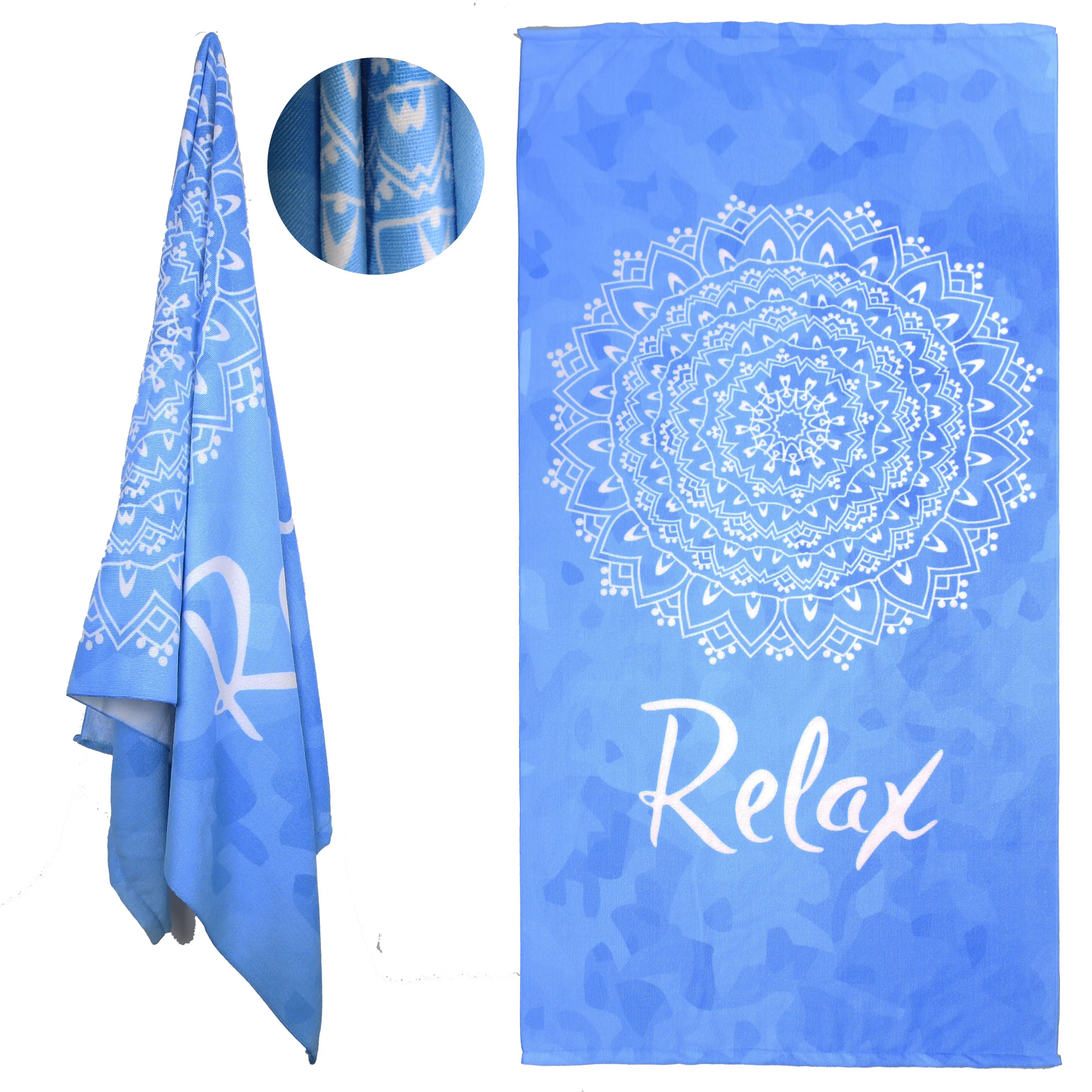 Serviette de Plage Imprimée VARIO Blue-75x150cm