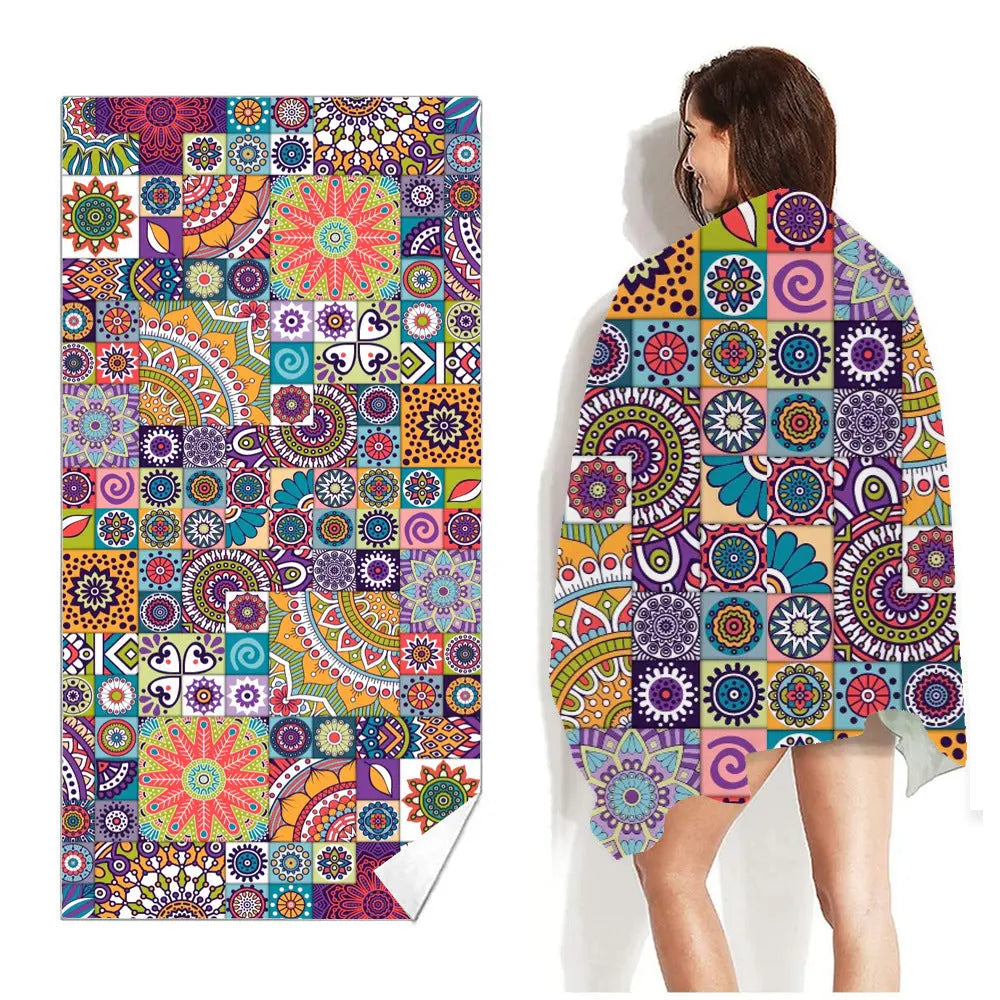 Serviette de Plage Imprimé ZENITH 4 Style-160x80cm