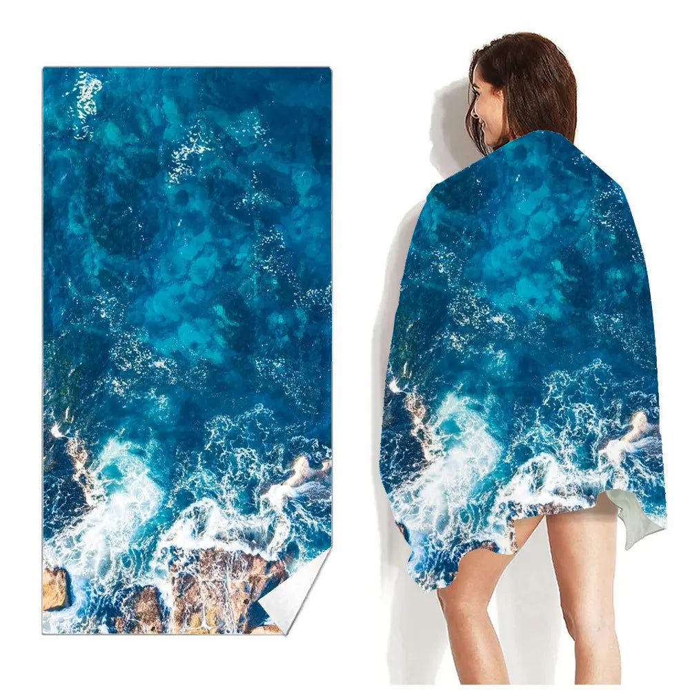 Serviette de Plage Imprimé ZENITH 6 Style-160x80cm