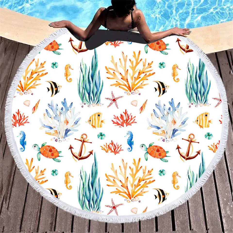 Serviette de Plage Imprimée LOLA 1Style-150x150cm
