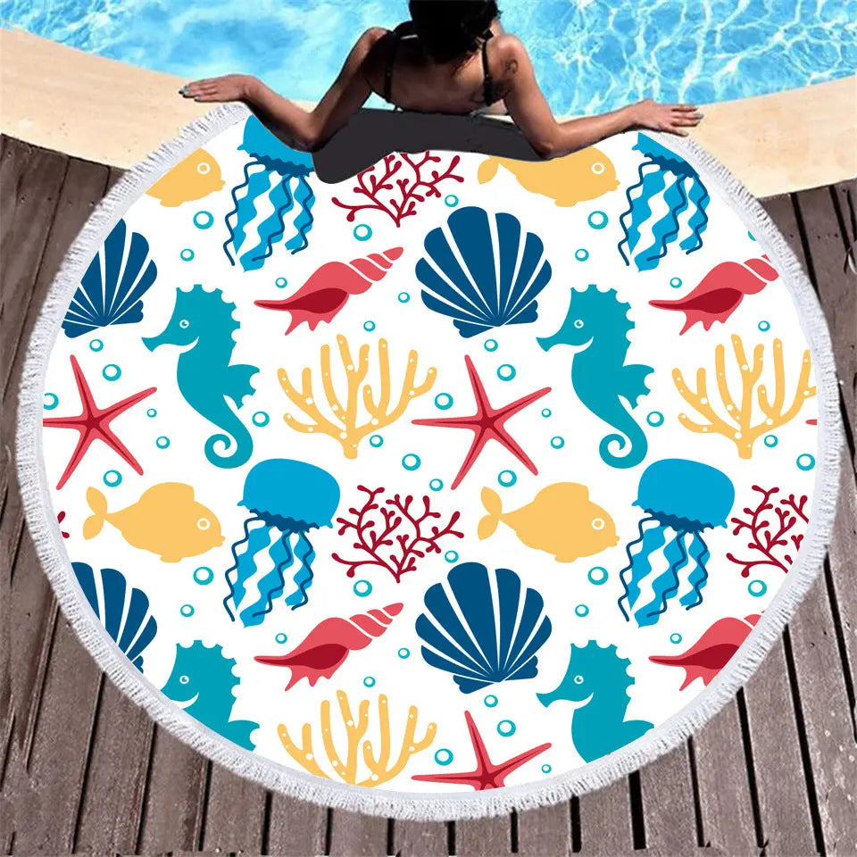 Serviette de Plage Imprimée LOLA 4Style-150x150cm