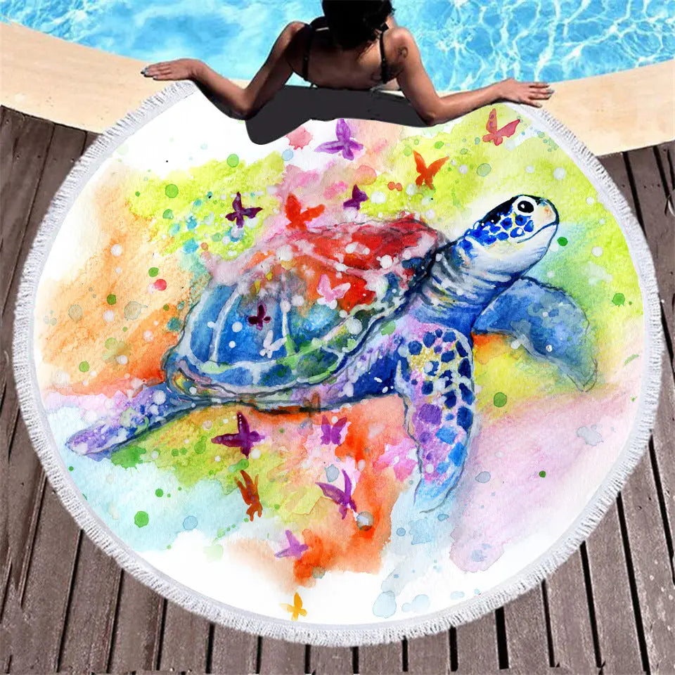Serviette de Plage Imprimée LOLA 6Style-150x150cm