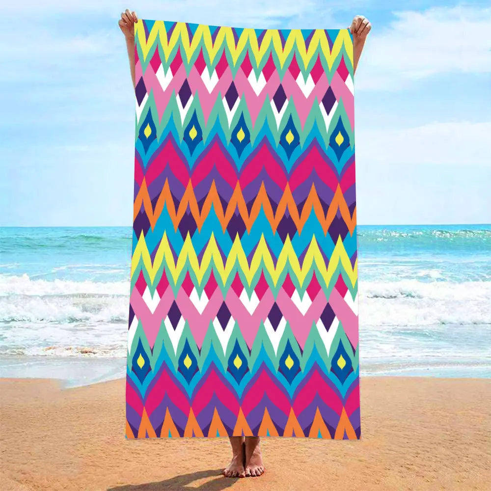Serviette de Plage Imprimée VACANZA 34S-70x140 OPP bag