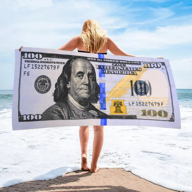 Serviette de Plage Imprimée VACANZA 46S-70x140 mesh bag packaging