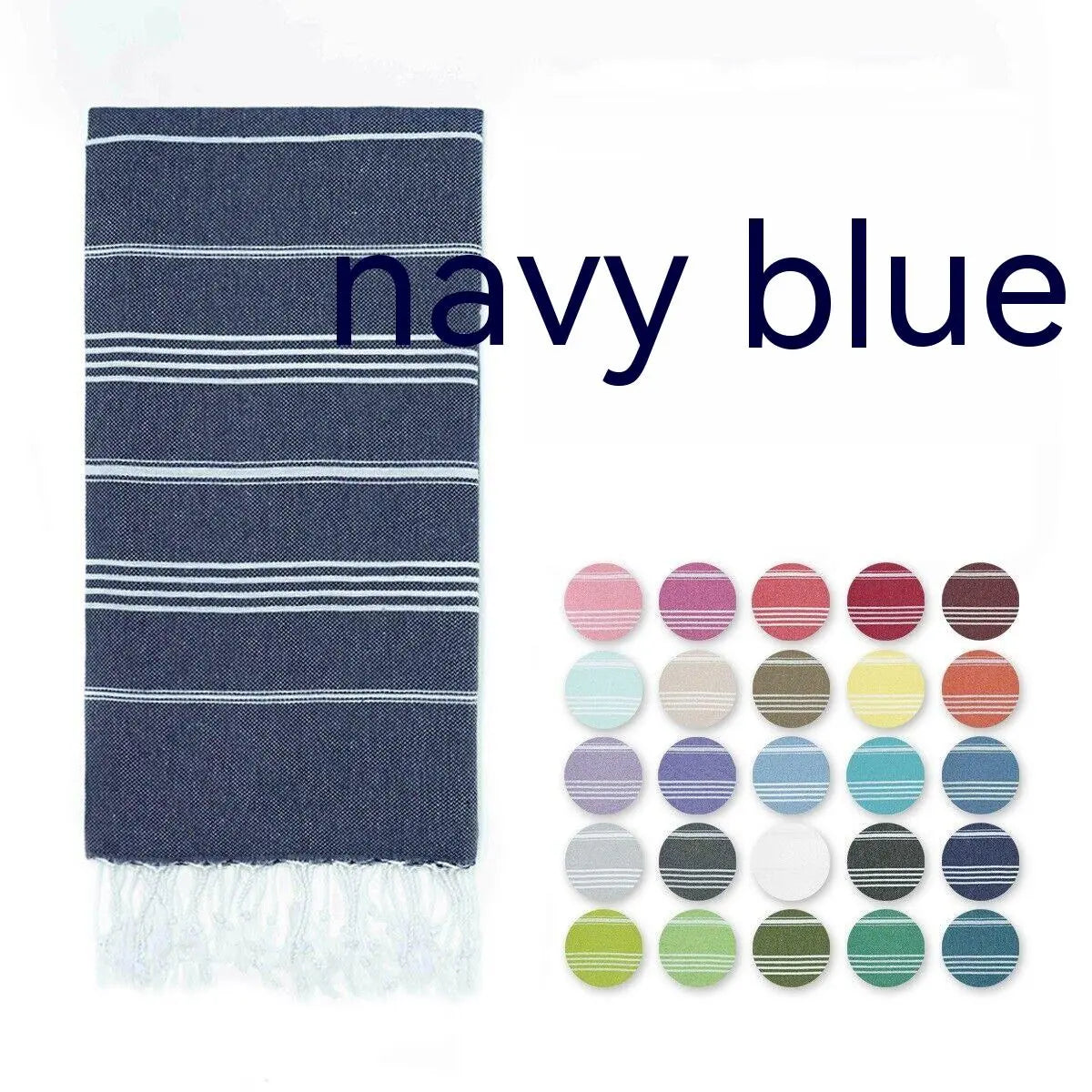 Serviette de Plage Luxe SABIT Turkish Stripe Tibetan-100X180cm