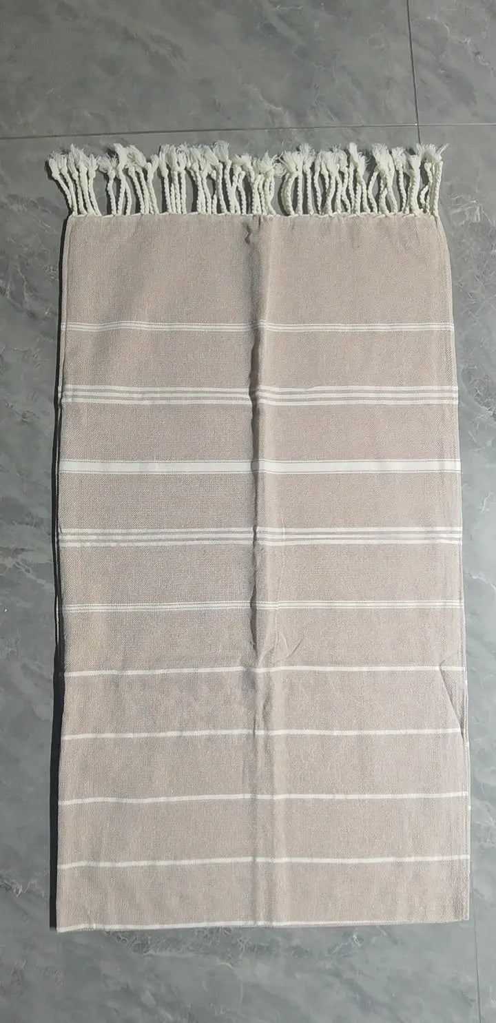 Serviette de Plage Luxe SABIT Turkish Stripe Khaki-100X180cm