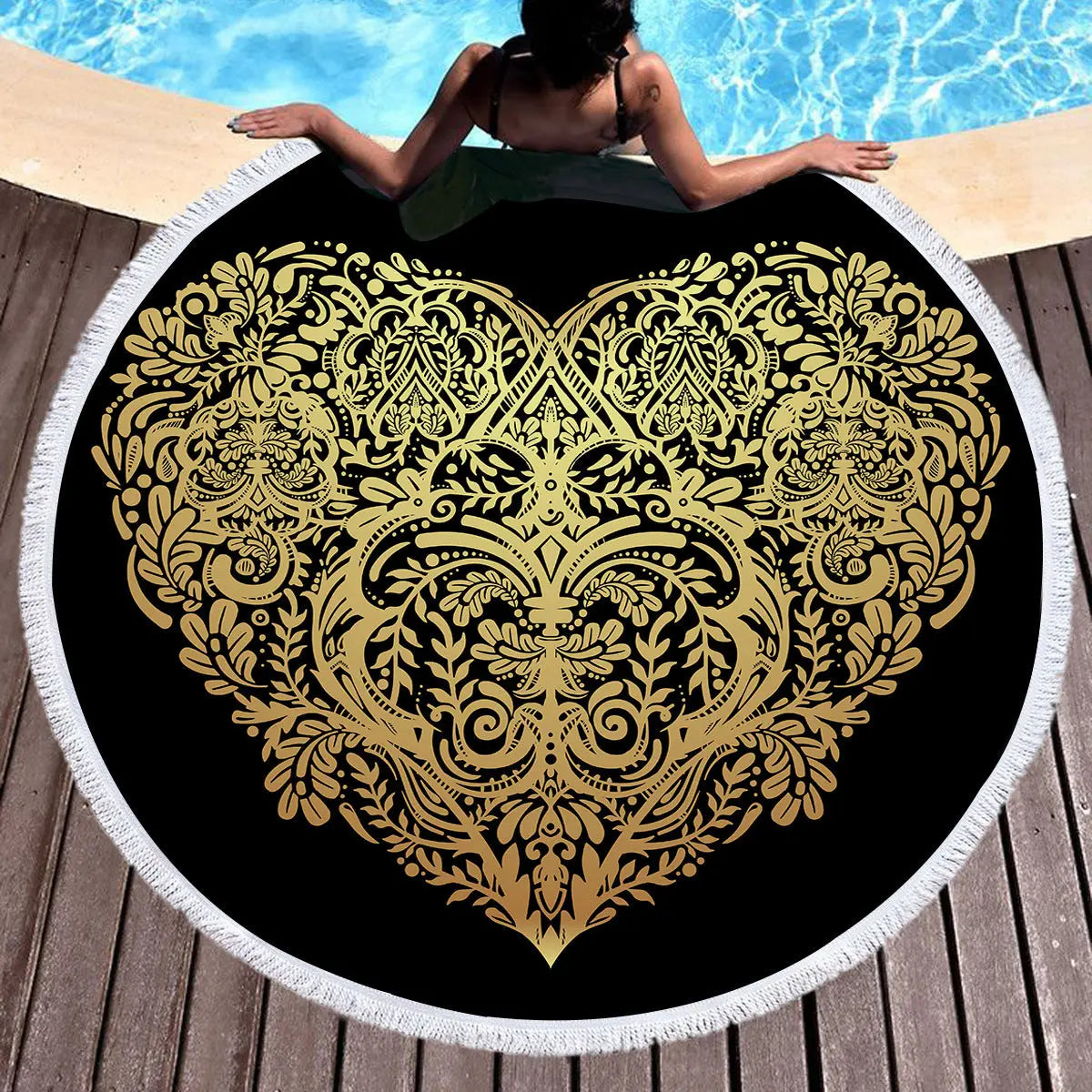 Serviette de Plage Mandala ELEPHA B