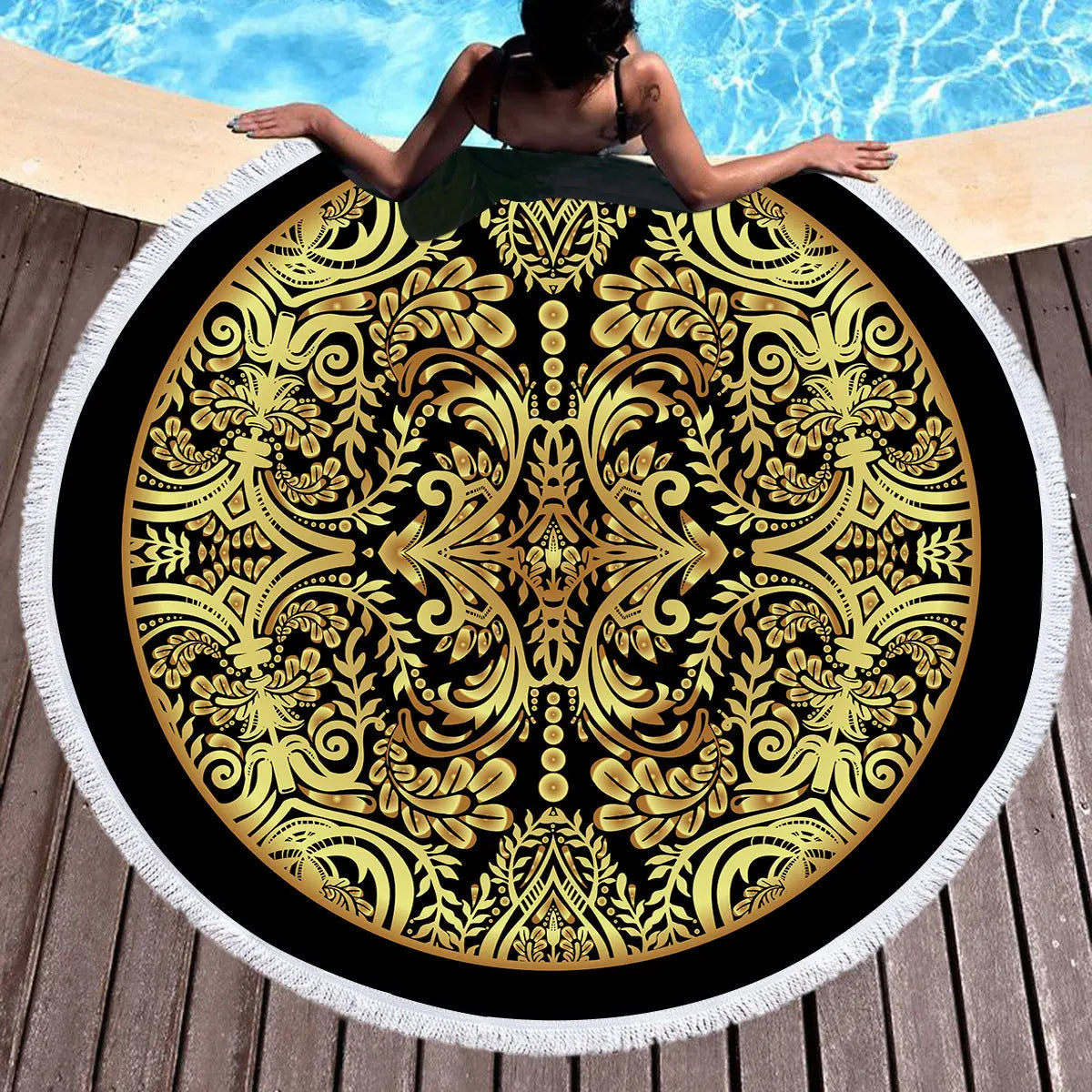 Serviette de Plage Mandala ELEPHA K