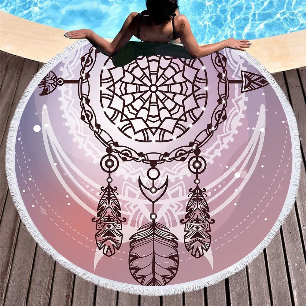 Serviette de Plage Microfibre BALI 6 style-150x150cm