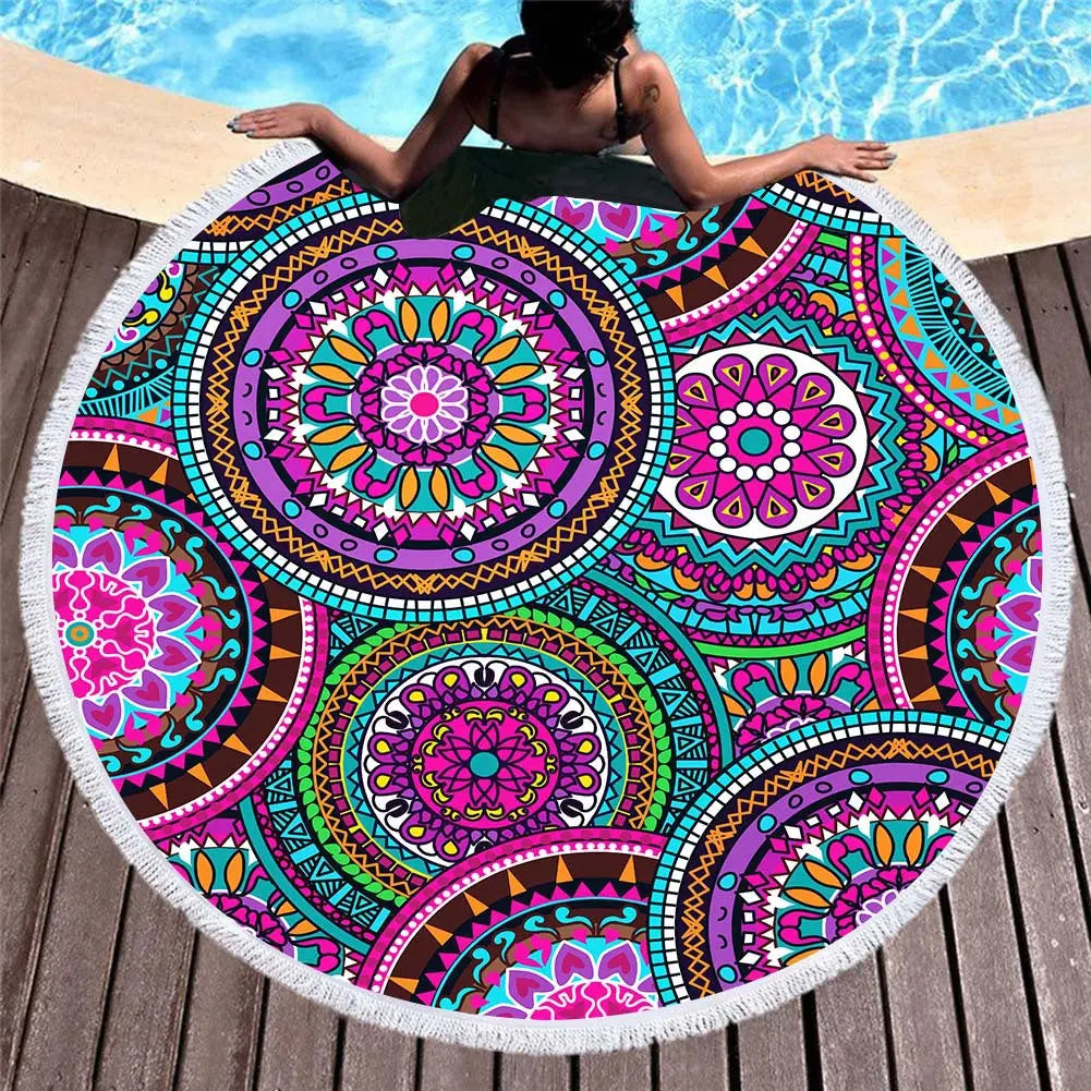 Serviette de Plage Microfibre MACHA 6 style-150cm