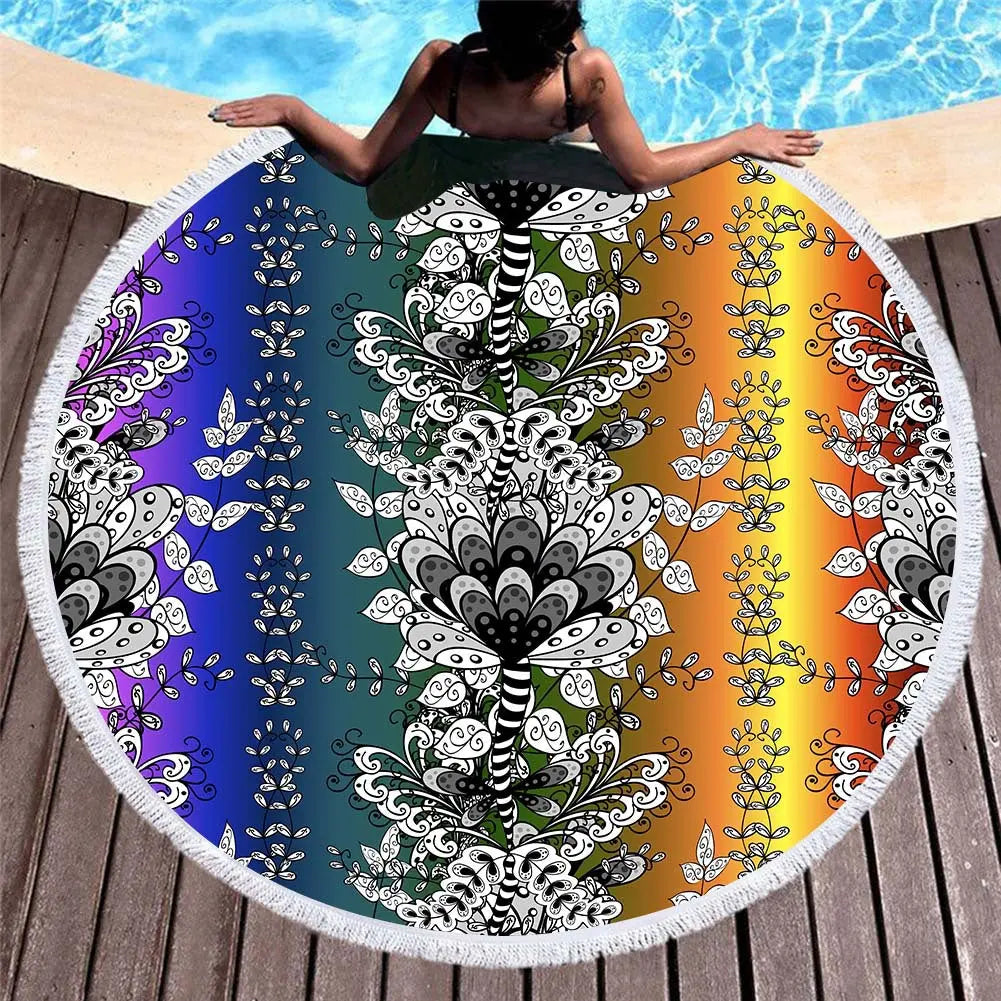Serviette de Plage Microfibre MACHA 4 style-150cm
