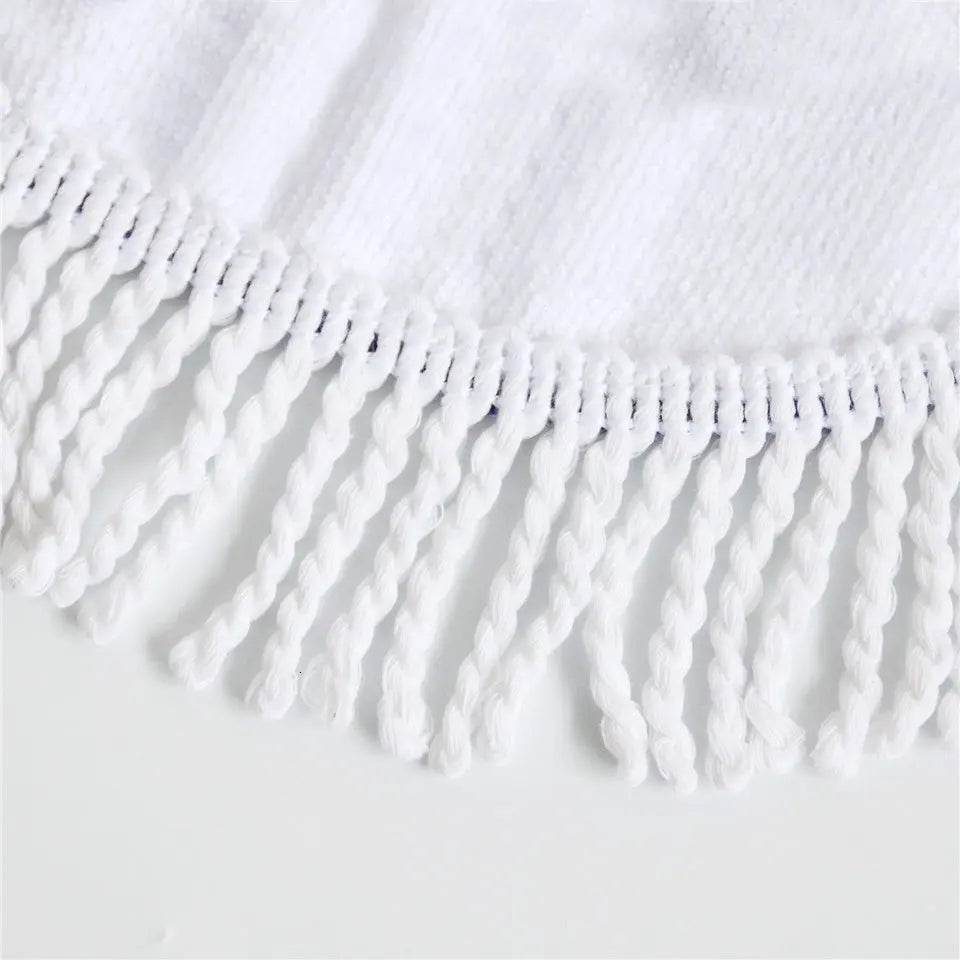 Serviette de Plage Microfibre Ronde ELYOS