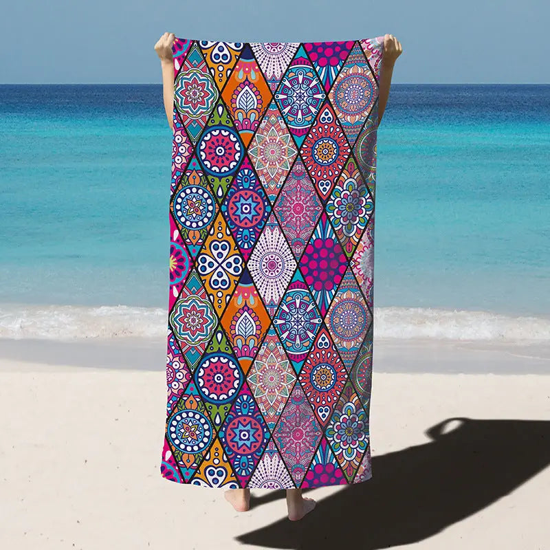 Serviette de Plage Microfibre SEABEE Bohemia-180x90CM