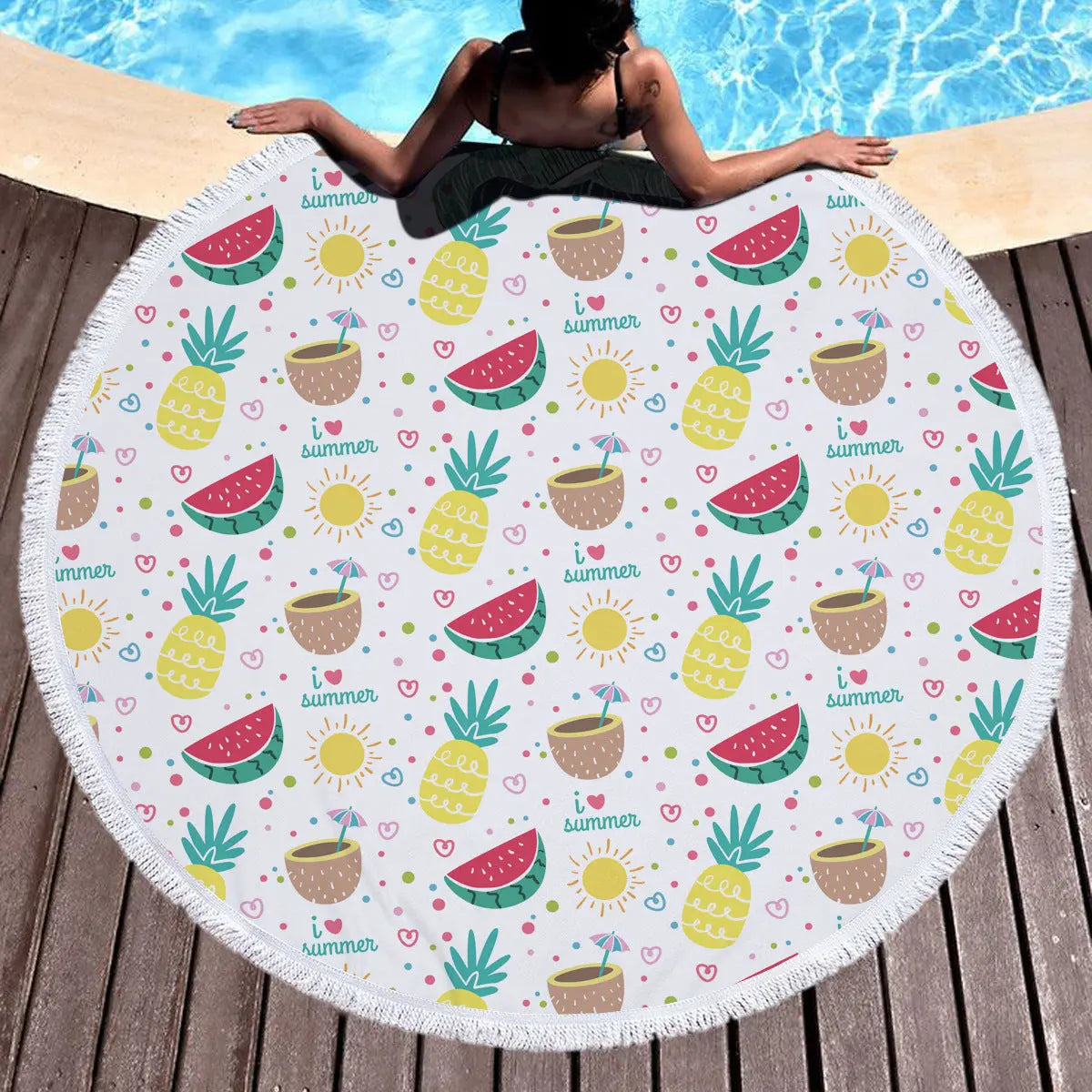 Serviette de Plage Microfibre SUNSHINE Q