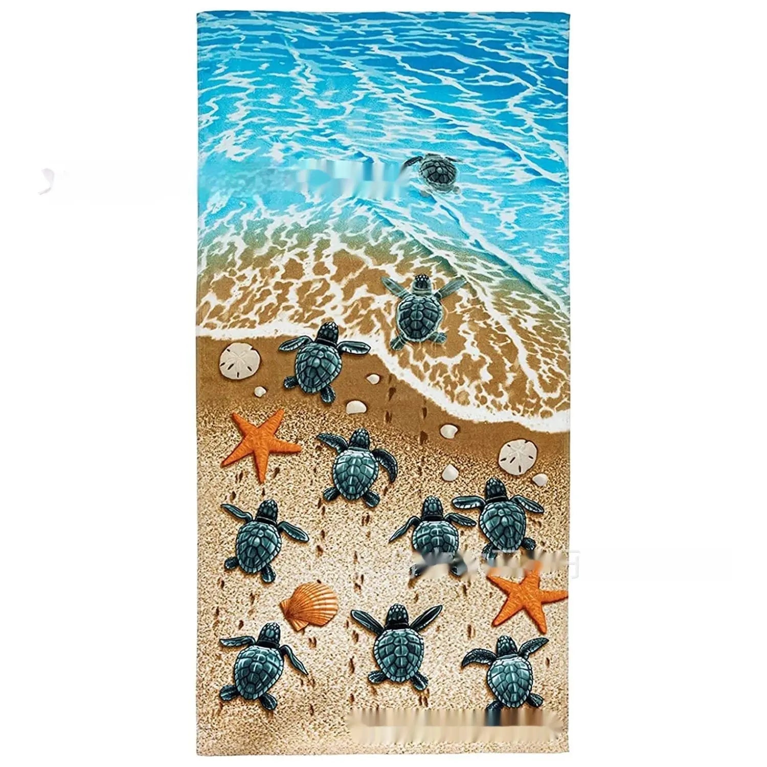 Serviette de Plage Océan Tortuga AL221012233-Microfiber 90x180CM