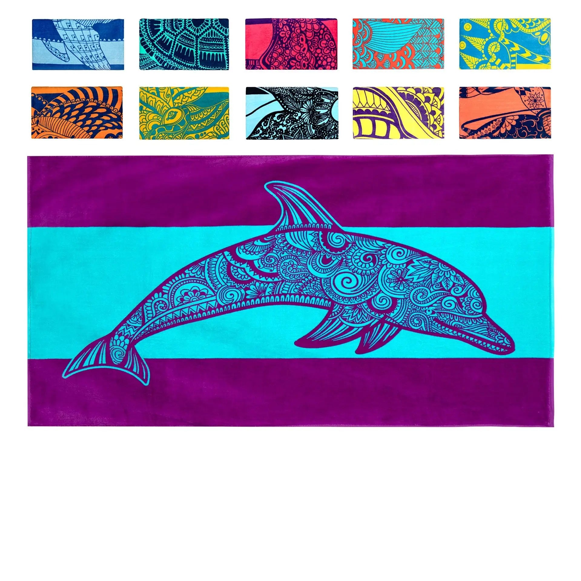 Serviette de Plage Océan Tortuga AL221012232-Microfiber 90x180CM