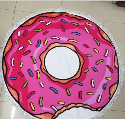 Serviette de Plage Ronde Soleil B-150X150cm