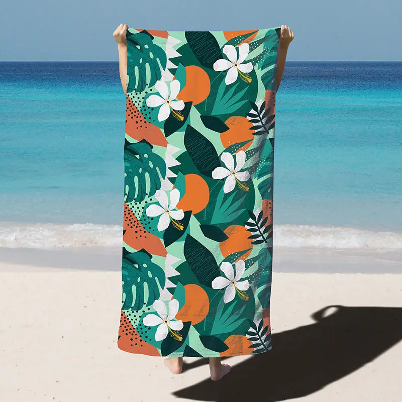 Serviette de Plage Séchage Rapide MAVERRA Full of orange-180x90CM