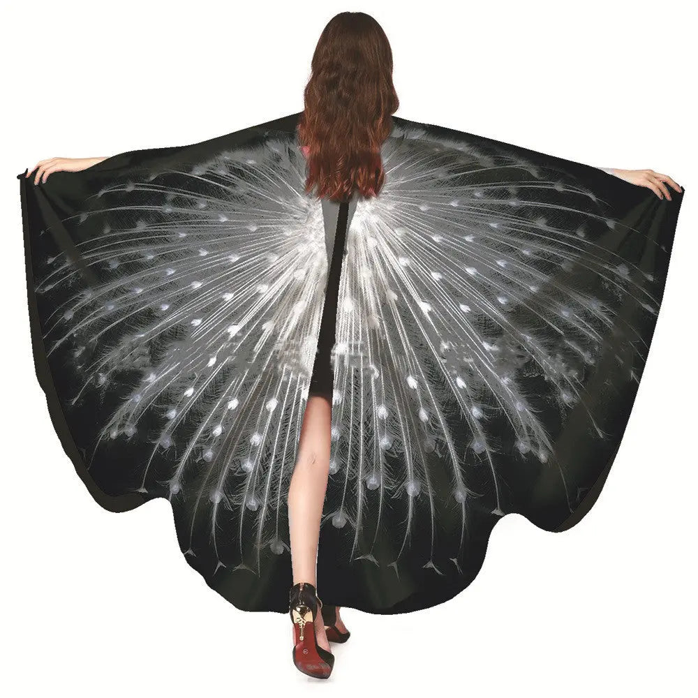 Serviette de plage Papillon Sarah Black-168x135cm