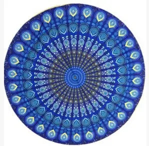 Serviette de plage Polyester Peacock Blue