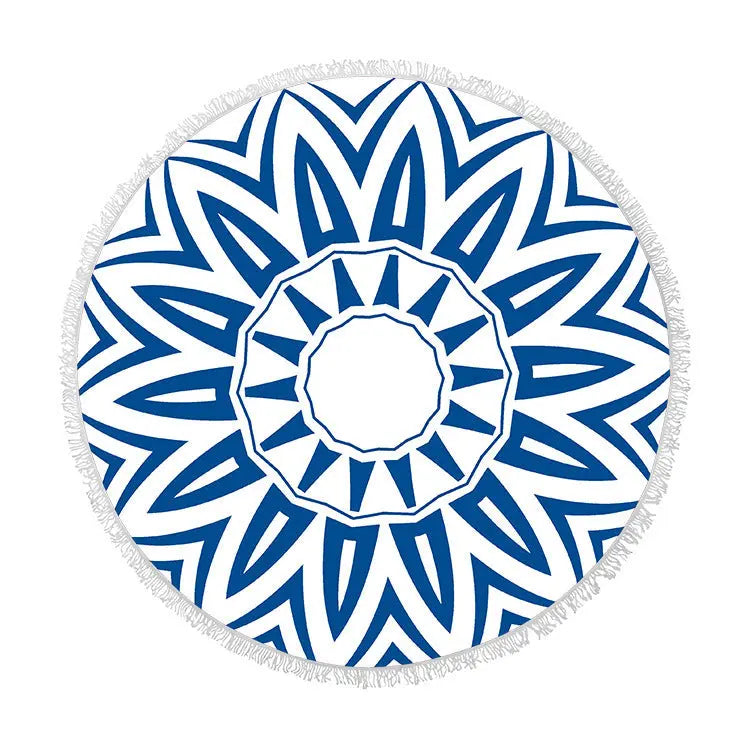 Serviette de plage à franges SIRENE Housse de France