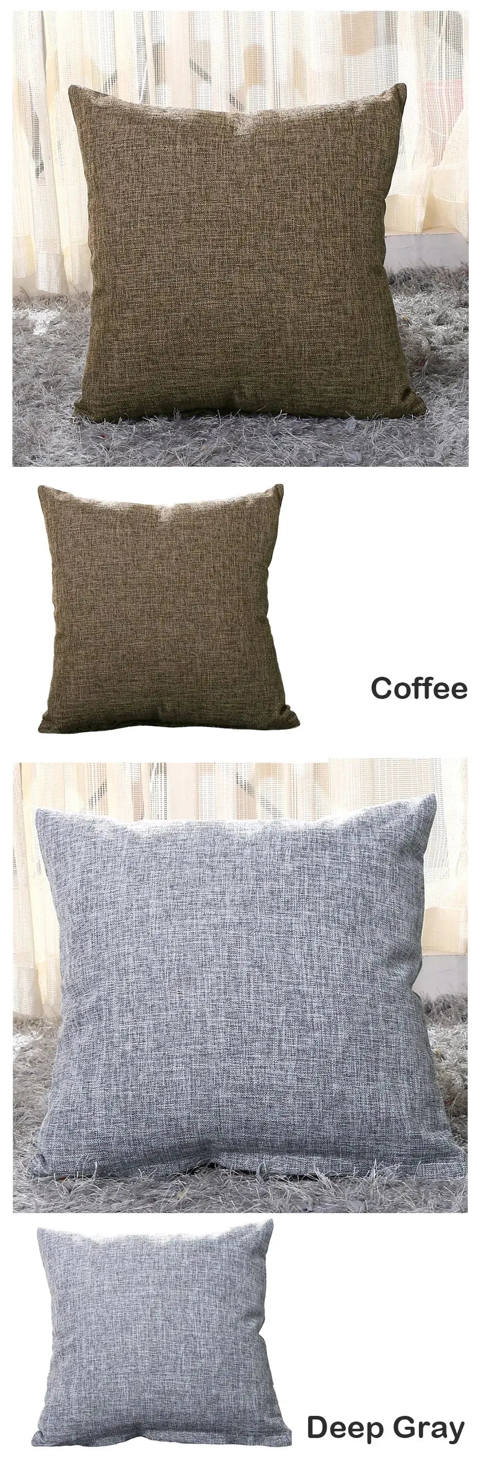 Taie d'Oreiller Moderne Eco LINORA Housse de France