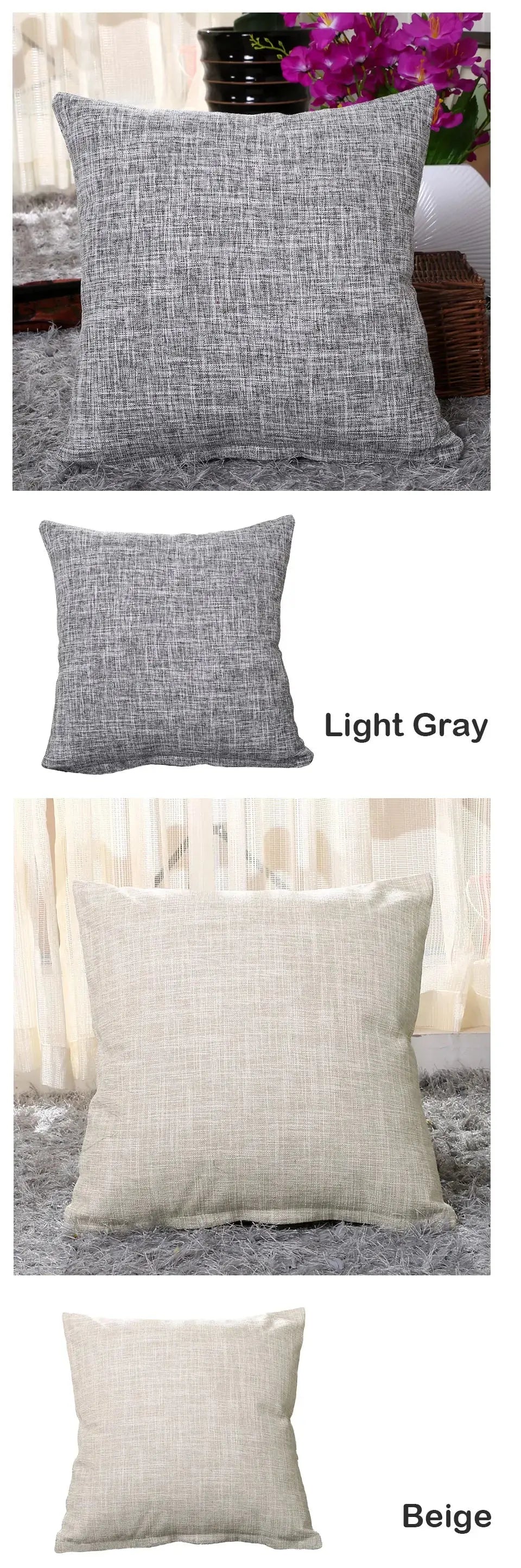 Taie d'Oreiller Moderne Eco LINORA Housse de France