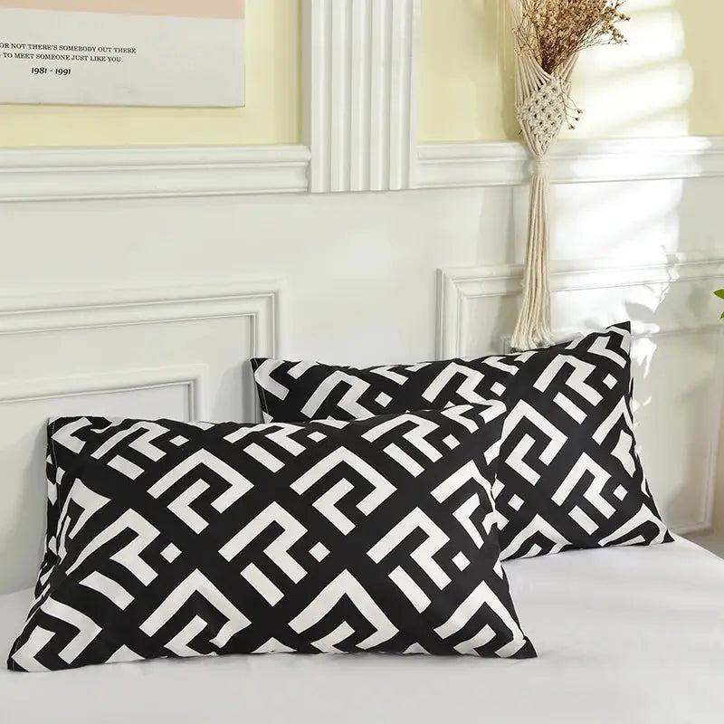 Taies D'Oreiller Imprimées Maison SOFTEA Housse de France