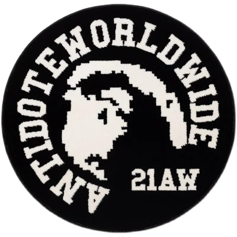 Tapis Rond Géométrique NOCTIS