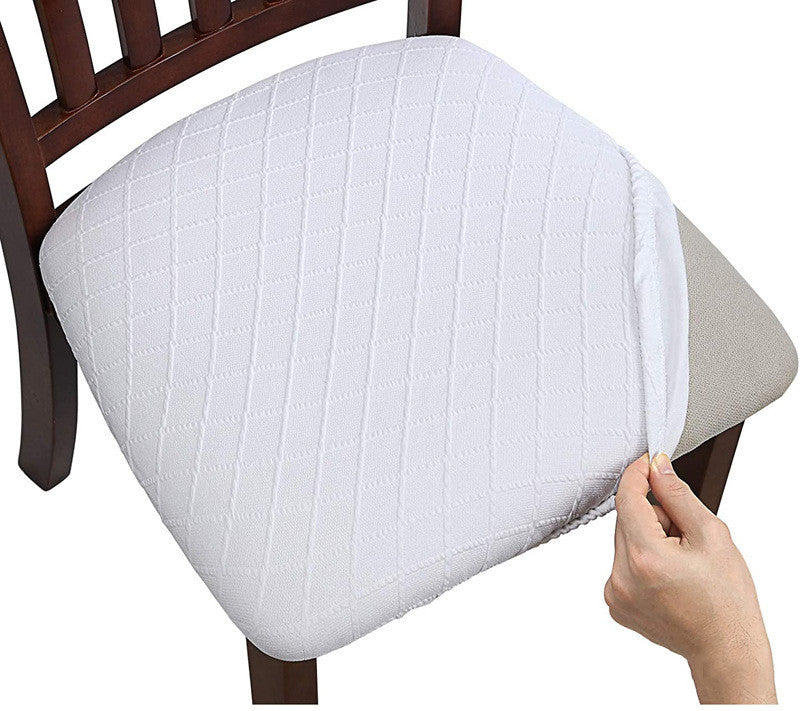 Housse Assise Chaise Élastique JACORD White