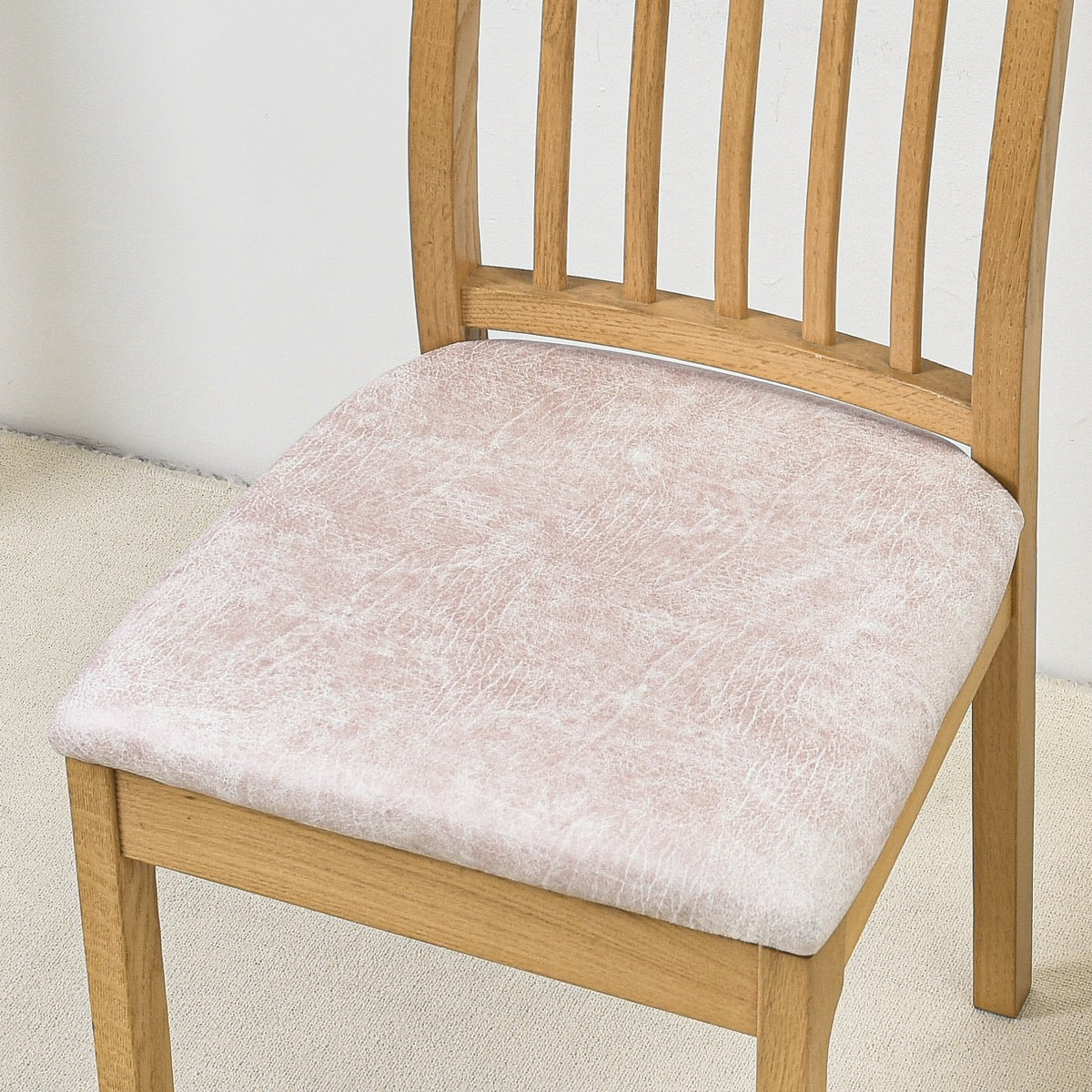 Housse Assise Chaise Géométrique POLIO Beige Pink-Universal Square Pad Sets
