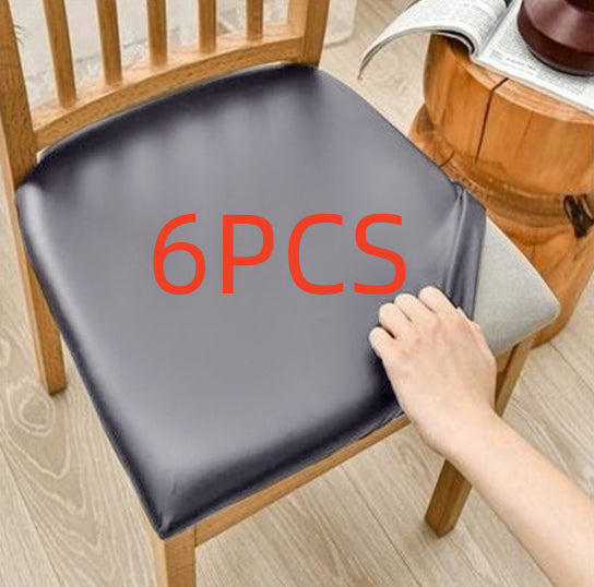 Housse Assise Chaise Imperméable LUXORE Dark Gray-Length And Width 35to50cm-6PCS