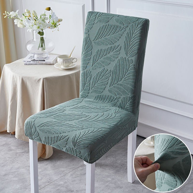 Housse de chaise texturé de couleur unie MAKAKY | Housse De France