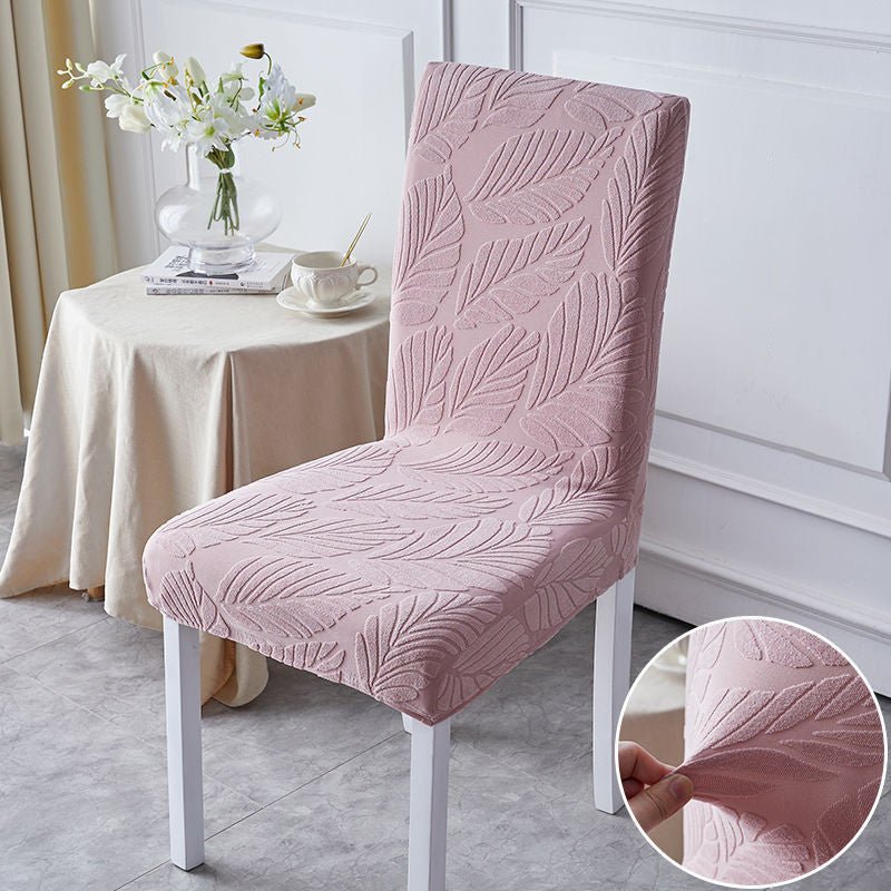 Housse de chaise texturé de couleur unie MAKAKY | Housse De France